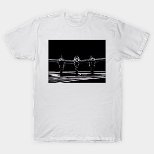 Silver P-38 Lightning head-on T-Shirt